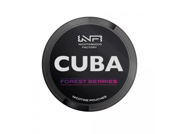 SNUS CUBA BLACK - 43MG FOREST BERRIES