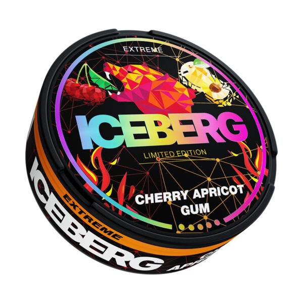 SNUS ICEBERG 130MG CHERRY APRICOT GUM VapeAlot