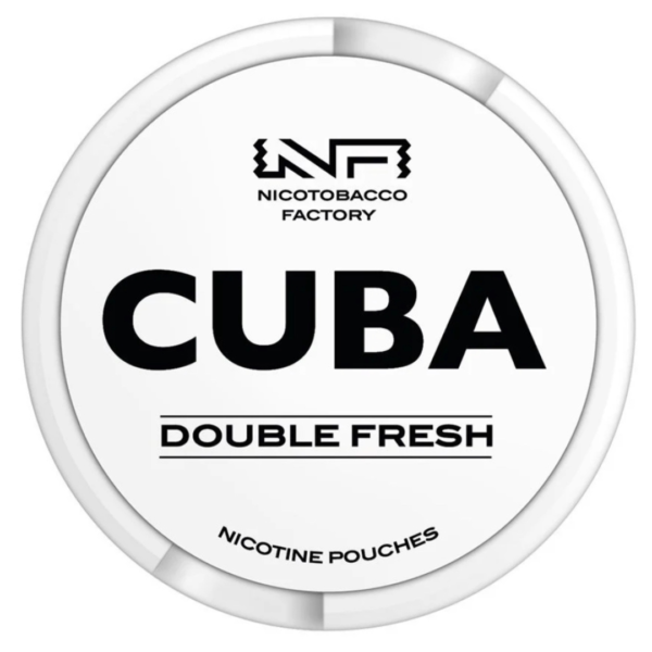 SNUS CUBA WHITE - 16MG DOUBLE FRESH