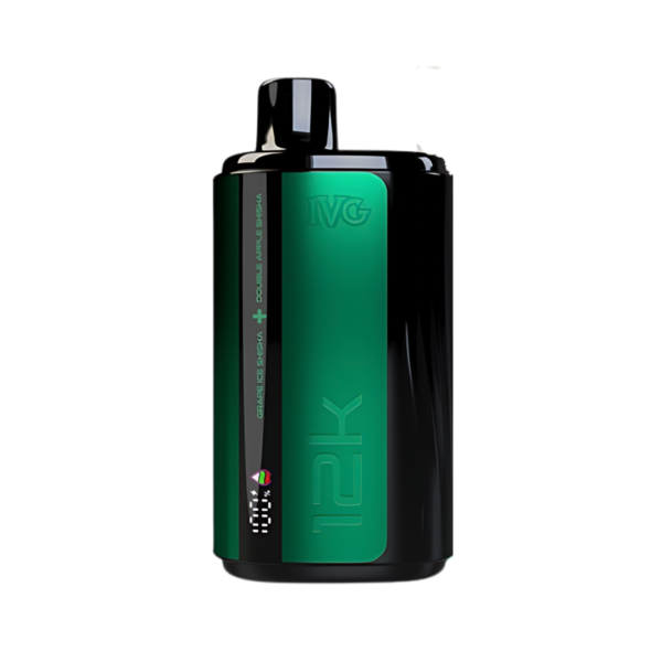 IVG 12 000 PUFF (DUAL SWITCH) - GREEN EDITION (Double Apple & Grape Ice ) 5%