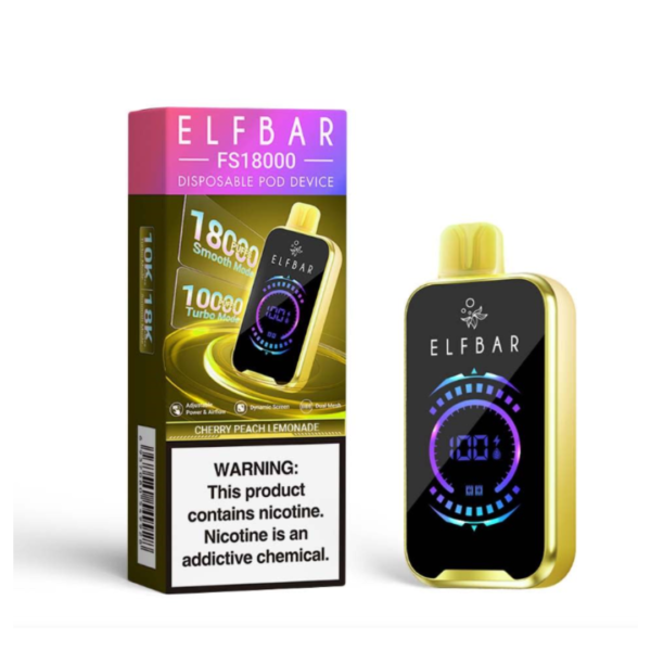 ELFBAR 18 000 PUFF - 5% CHERRY PEACH LEMONADE