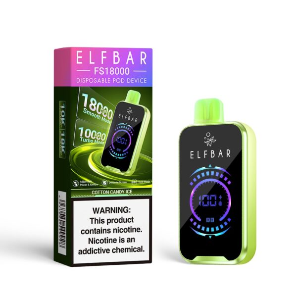 ELFBAR 18 000 PUFF - 5% COTTON CANDY ICE