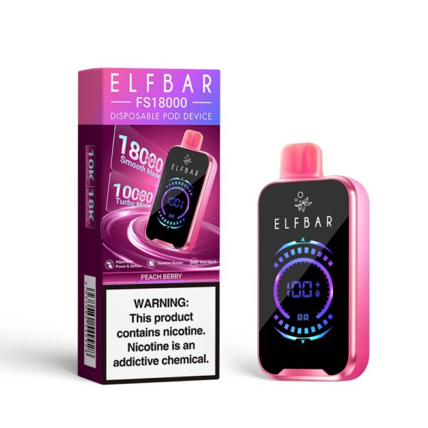 ELFBAR 18 000 PUFF - 5% PEACH BERRY