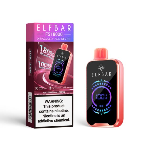 ELFBAR 18 000 PUFF - 5% WATERMELON LEMON