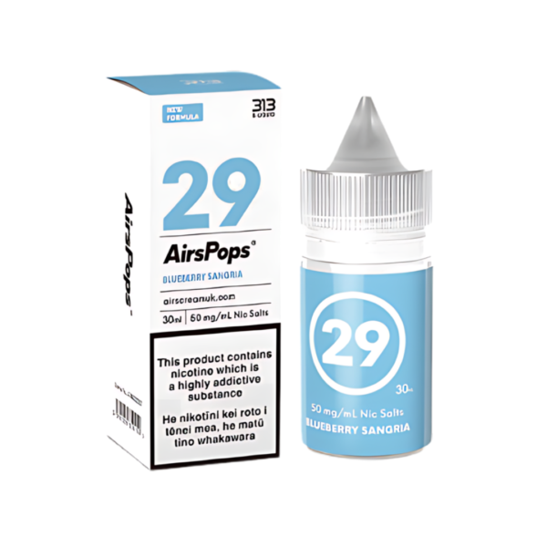 AIRSPOPS 30ML 40MG - BLUEBERRY SANGRIA