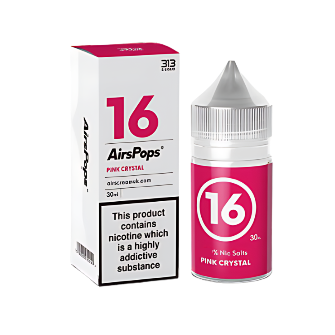 AIRSPOPS 30ML 19MG - PINK CRYSTAL