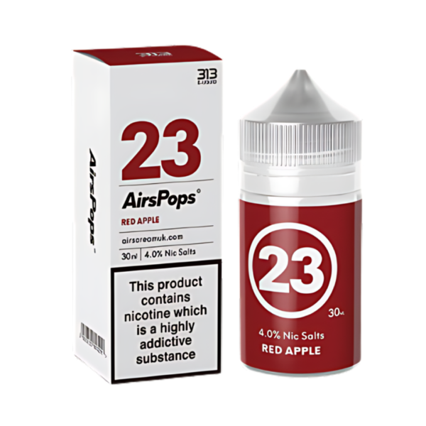 AIRSPOPS 30ML 40MG - RED APPLE