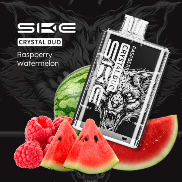 CRYSTAL BAR DUO (6000 PUFF) 5% - RASPBERRY WATERMELON