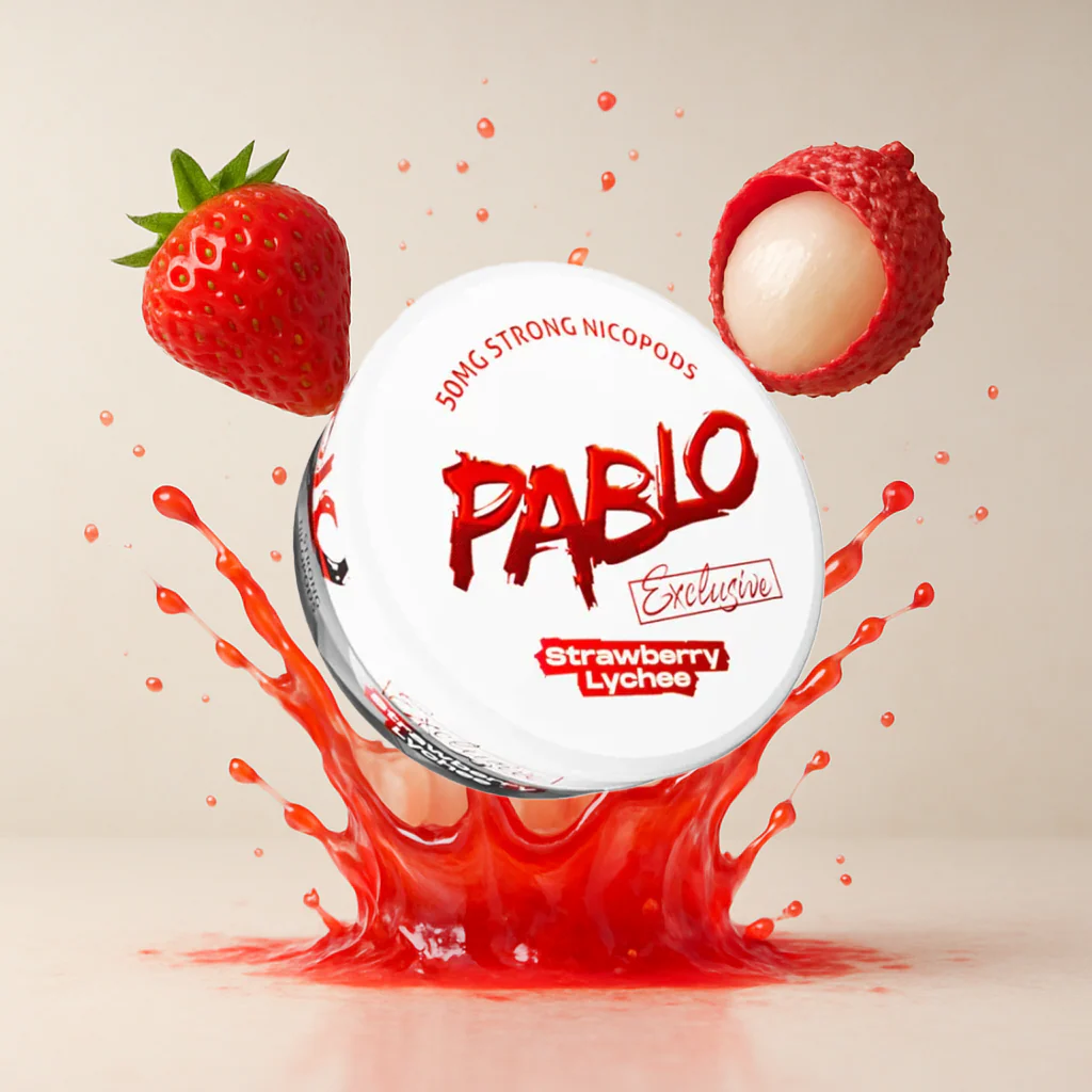 SNUS PABLO EXCLUSIVE - 50MG STRAWBERRY LYCHEE