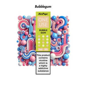 AIRSPOPS ONE USE 3ML 5% - BUBBLEGUM