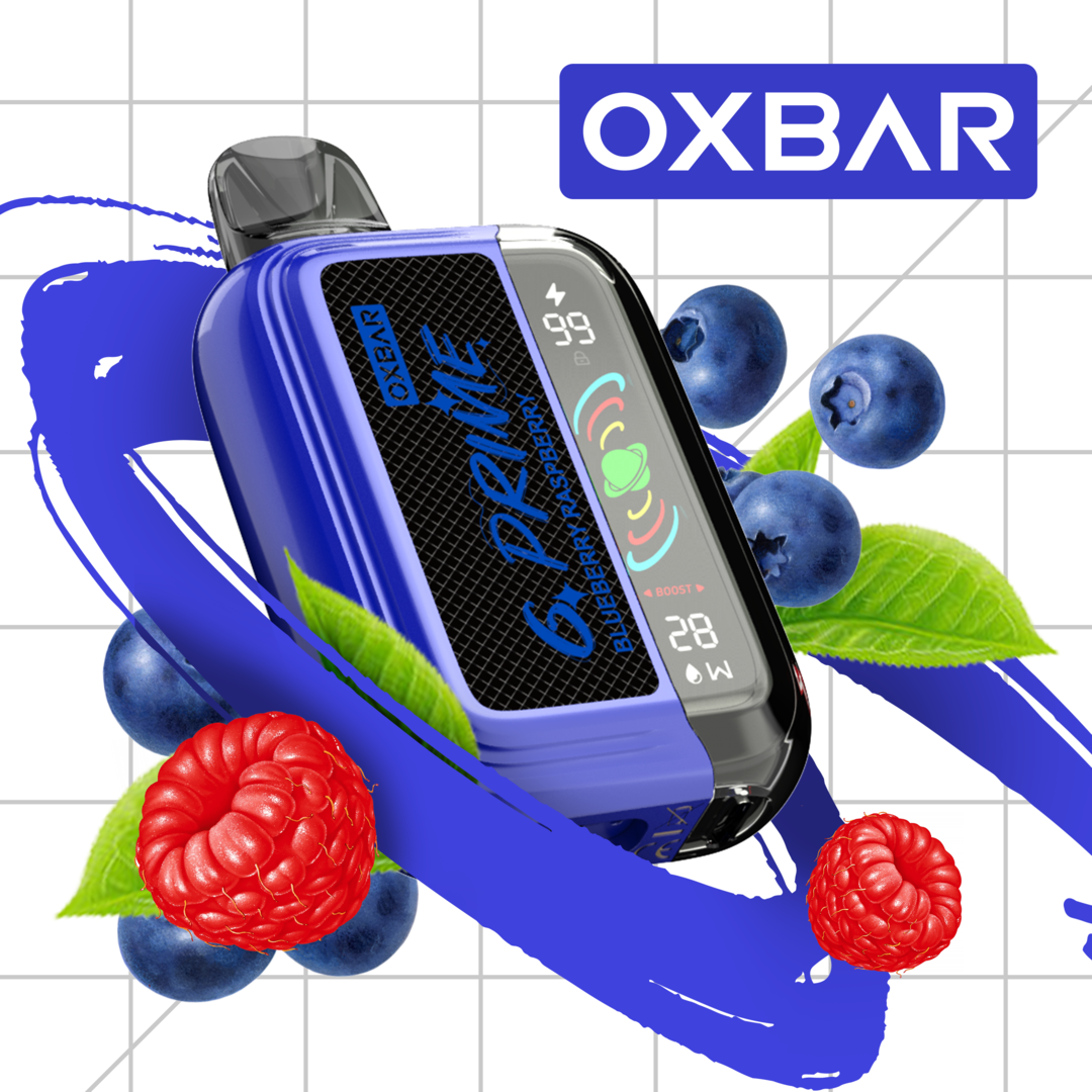 OXBAR GPRIME 25 000 PUFF 5% - BLUEBERRY RASPBERRY