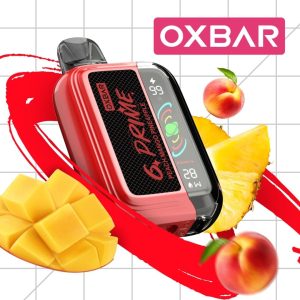 OXBAR GPRIME 25 000 PUFF 5% - PEACH MANGO PINEAPPLE