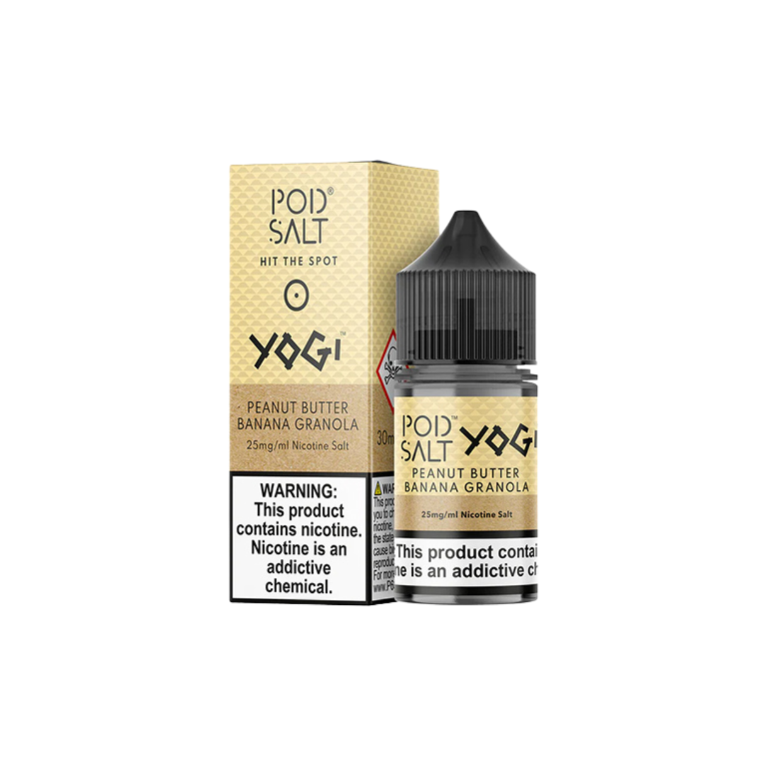 POD SALT YOGI E-LIQUID 50MG 30ML - PEANUT BUTTER GRANOLA BAR