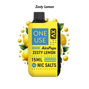AIRSPOPS ONE USE 15ML XV 8500 5% - ZESTY LEMON