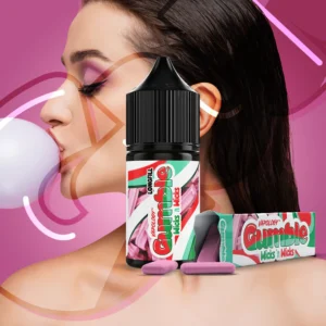 VAPOLOGY GUMBLE - WICKS 'N WICKS LONG FILL 30ml Capacity (15ml Flavor Concentrate)