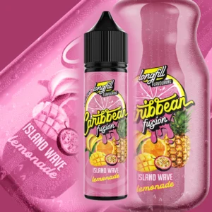 VAPOLOGY CARRIBEAN FUSION - ISLAND WAVE LEMONADE LONG FILL 60ml Capacity (30ml Flavor Concentrate)