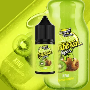 VAPOLOGY CARRIBEAN FUSION - KIWI LEMONADE LONG FILL 30ml Capacity (15ml Flavor Concentrate)