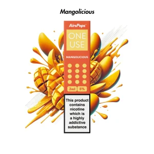 AIRSPOPS ONE USE 3ML 5% - MANGOLICIOUS