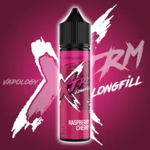 VAPOLOGY XTRM - RASPBERRY CHERRY LONG FILL 60ml Capacity (30ml Flavor Concentrate)