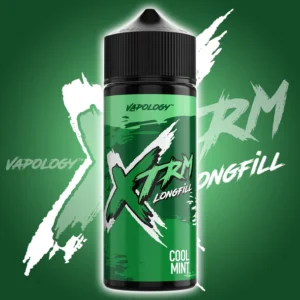 VAPOLOGY XTRM - COOL MINT LONG FILL 120ml Capacity (30ml Flavor Concentrate)