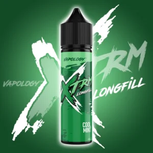 VAPOLOGY XTRM - COOL MINT LONG FILL 60ml Capacity (30ml Flavor Concentrate)