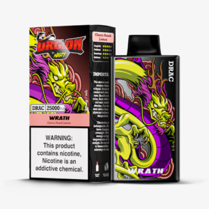 NASTY DRAG-ON 25 000 PUFF 5% - WRATH (CHERRY PEACH LEMON)