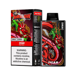 NASTY DRAG-ON 25 000 PUFF 5% - TITAN (FIZZY CHERRY)