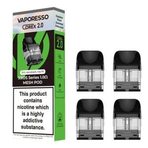 VAPORESSO XROS SERIES REPLACEMENT POD 1.0 OHM MESH 4pc/pack
