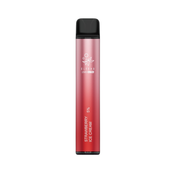 ELFBAR 1500 ULTRA 5% - STRAWBERRY ICE CREAM