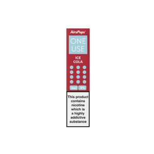 AIRSPOPS ONE USE 3ML 5% - ICE COLA