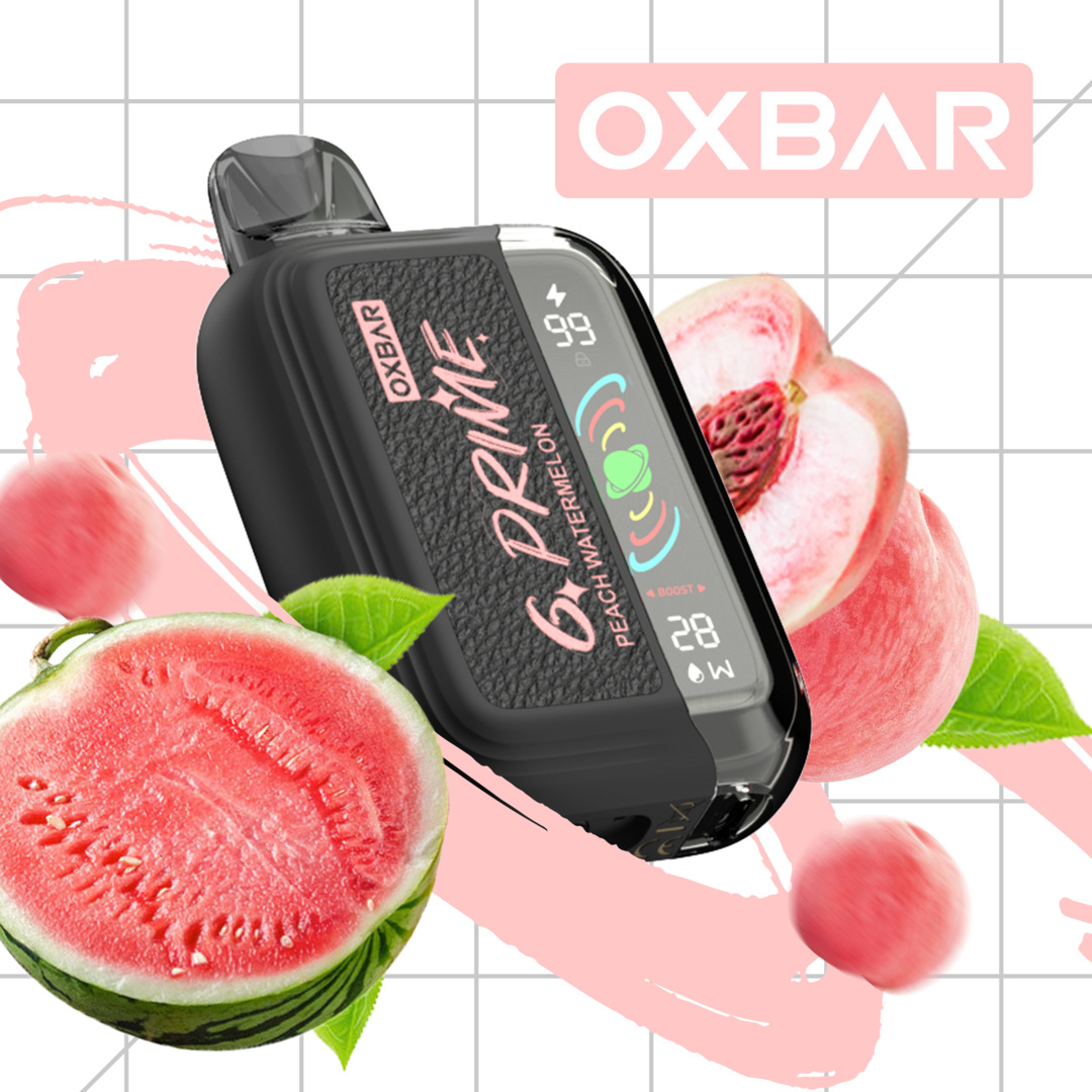 OXBAR GPRIME 25 000 PUFF 5% - PEACH WATERMELON
