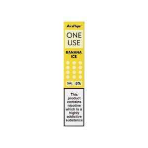 AIRSPOPS ONE USE 3ML 5% - BANANA ICE