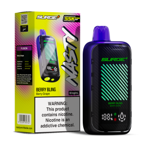 NASTY 55K PUFF (SURGE 55 000) 5% - BERRY GRAPE ( BERRY BLING )