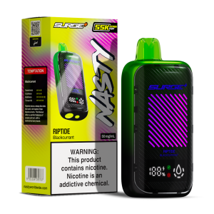 NASTY 55K PUFF (SURGE 55 000) 5% - BLACKCURRANT ( RIPTIDE )