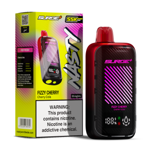 NASTY 55K PUFF (SURGE 55 000) 5% - CHERRY COLA ( FIZZY CHERRY )