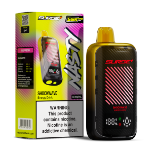 NASTY 55K PUFF (SURGE 55 000) 5% - ENERGY DRINK ( SHOCKWAVE )