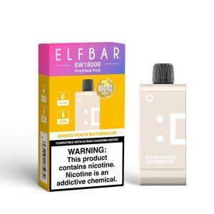 ELFBAR EW18 000 REPLACEMENT POD 5% - MANGO PEACH WATERMELON