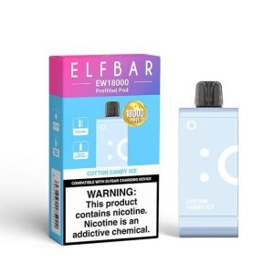 ELFBAR EW18 000 REPLACEMENT POD 5% - COTTON CANDY ICE