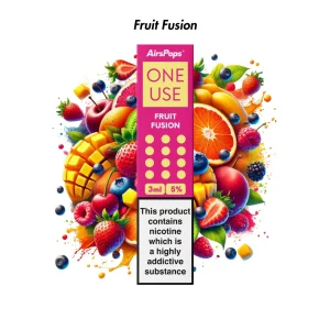 AIRSPOPS ONE USE 3ML 5% - FRUIT FUSION