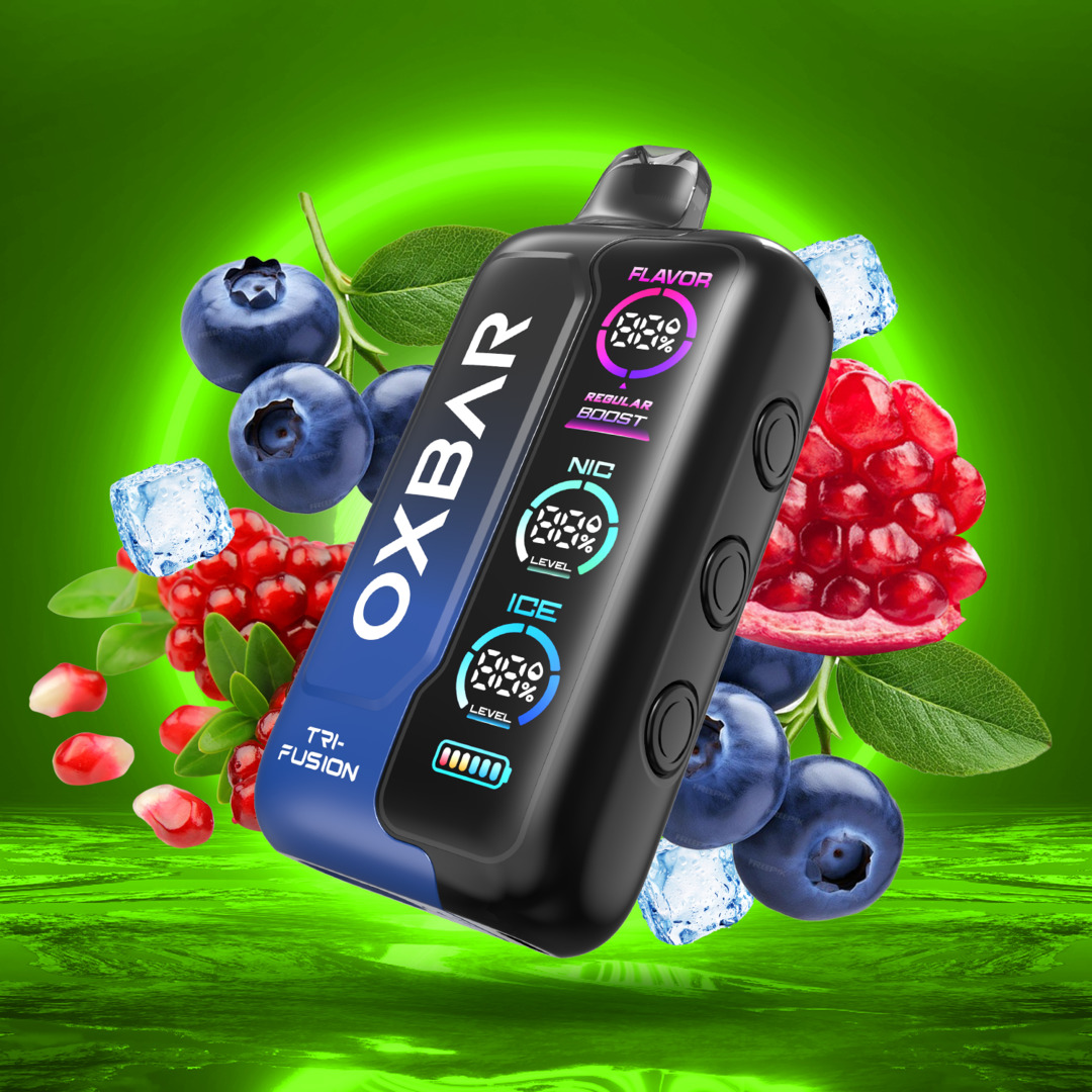 OXBAR TRIFUSION 50 000 PUFF 5% - POMEGRANATE BLUEBERRY ICE