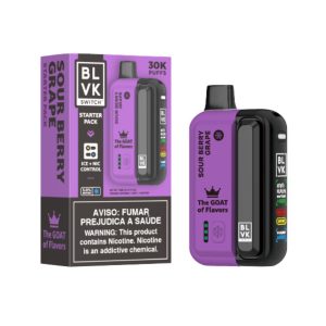 BLVK SWITCH STARTER KIT 30 000 PUFF 5% - SOUR BERRY GRAPE