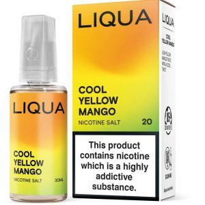 LIQUA NICOTINE SALTS 30ML 20MG - COOL YELLOW MANGO