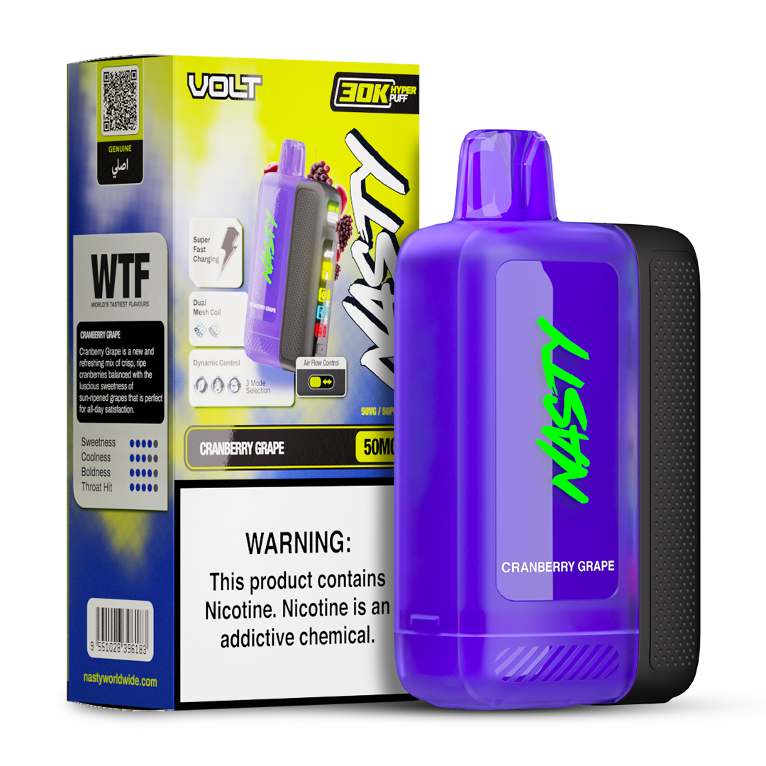 NASTY VOLT 30 000 PUFF 5% - CRANBERRY GRAPE