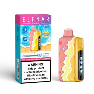 ELFBAR ICE KING 25 000 PUFFS 5% (SUMMER EDITION) - SAYF WATERMELON PEACH LEMONADE
