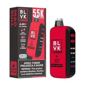BLVK ULTRA 55 000 PUFF 5% - MAD BULL