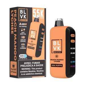 BLVK ULTRA 55 000 PUFF 5% - PEACH MANGO LYCHEE