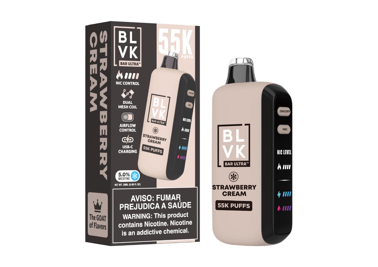 BLVK ULTRA 55 000 PUFF 5% - STRAWBERRY CREAM