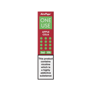 AIRSPOPS ONE USE 3ML 5% - APPLE COLA