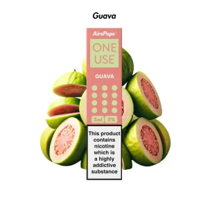 AIRSPOPS ONE USE 3ML 5% - GUAVA