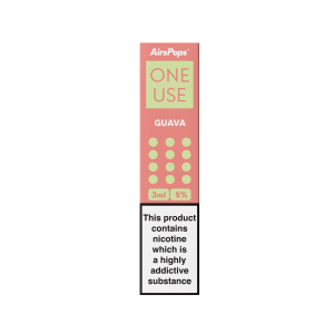 AIRSPOPS ONE USE 3ML 5% - GUAVA
